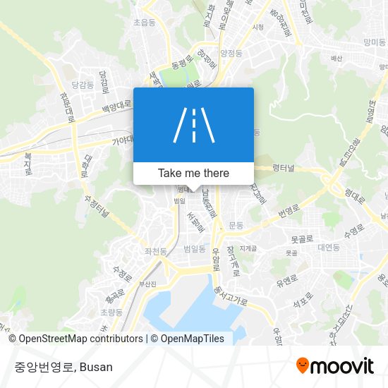 중앙번영로 map