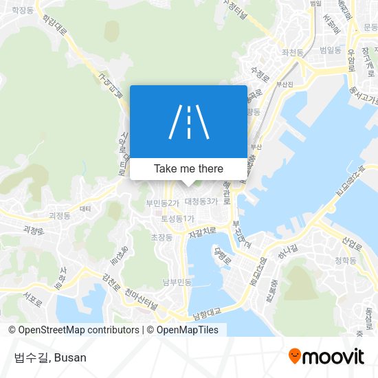 법수길 map