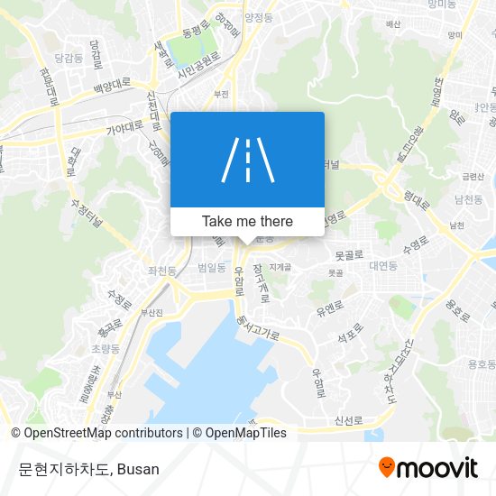 문현지하차도 map
