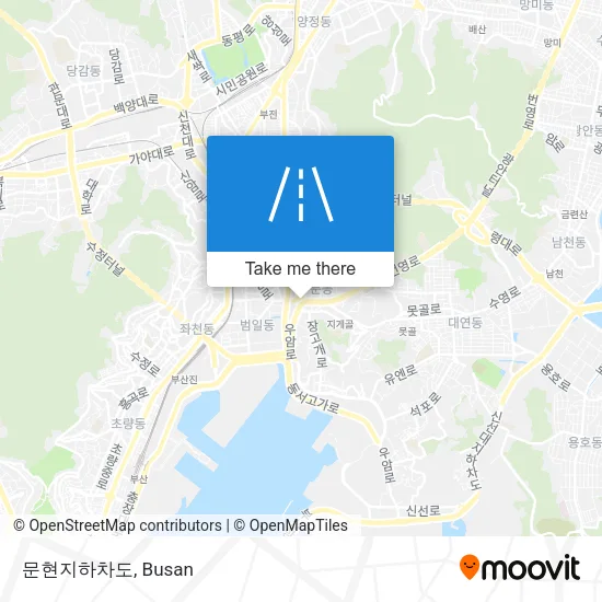 문현지하차도 map