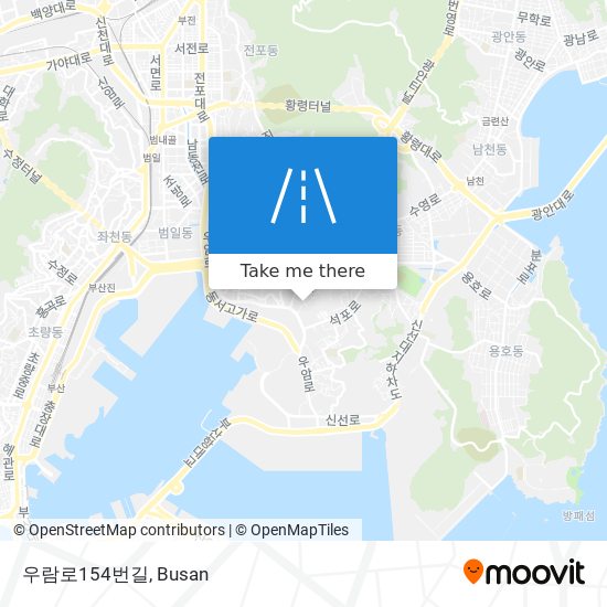 우람로154번길 map