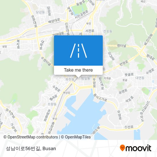 성남이로56번길 map