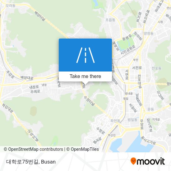대학로75번길 map