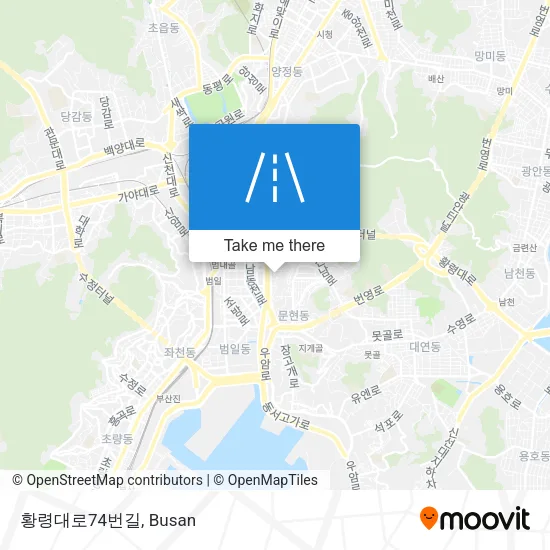 황령대로74번길 map