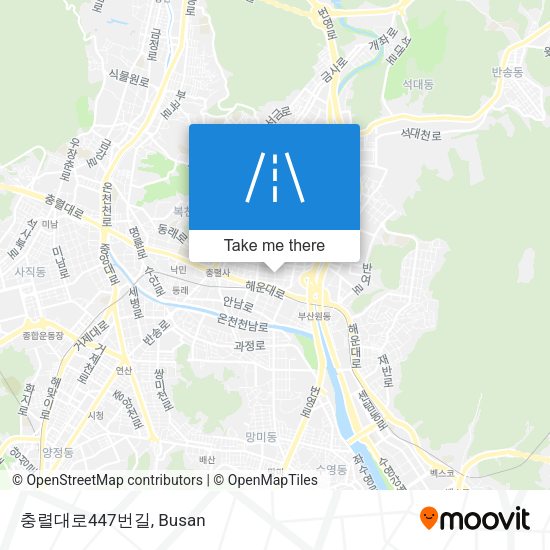 충렬대로447번길 map