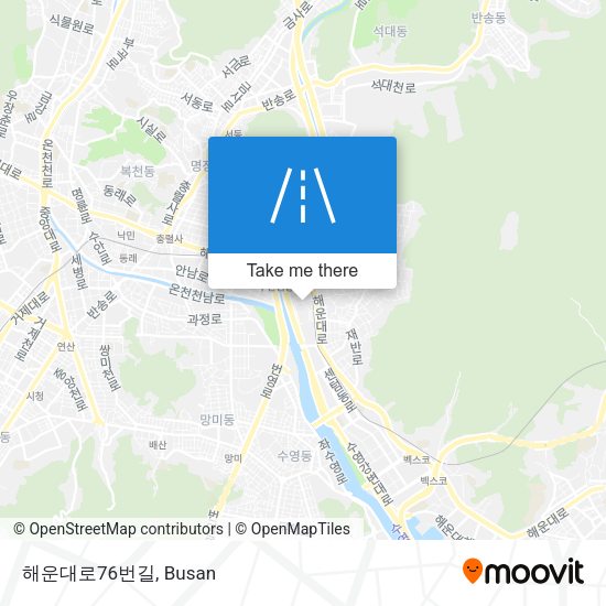 해운대로76번길 map