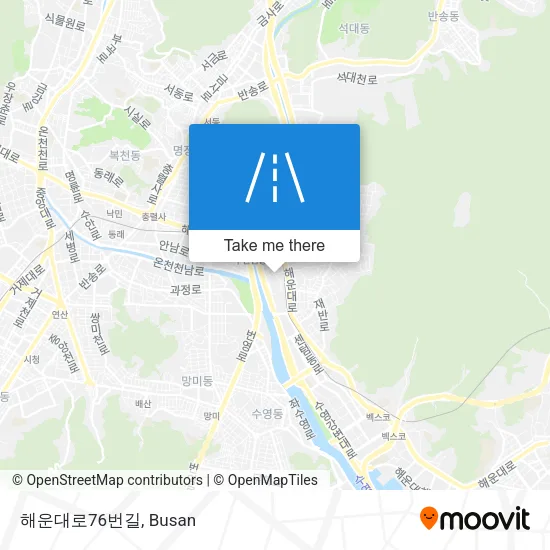 해운대로76번길 map