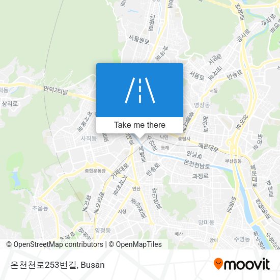 온천천로253번길 map