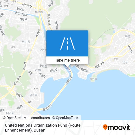 United Nations Organization Fund (Route Enhancement) map