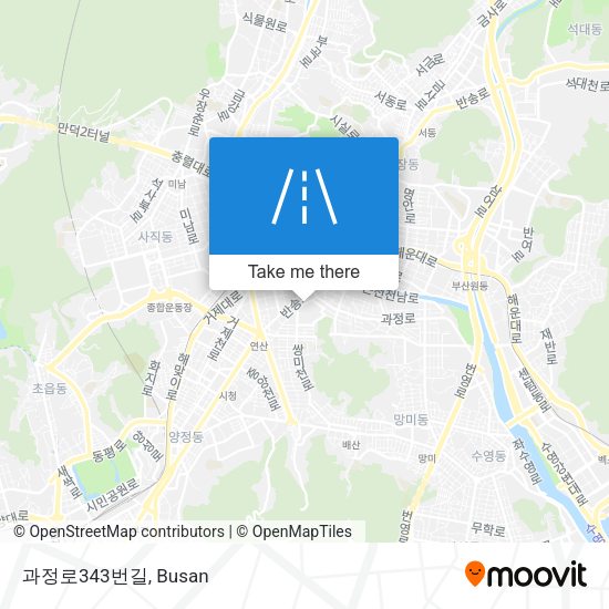 과정로343번길 map