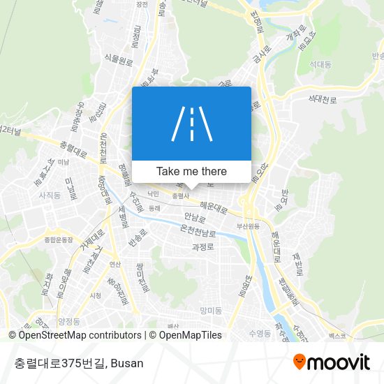 충렬대로375번길 map