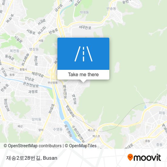 재송2로28번길 map