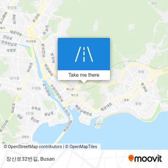 장산로32번길 map
