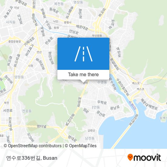 연수로336번길 map