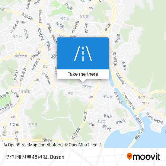망미배산로48번길 map