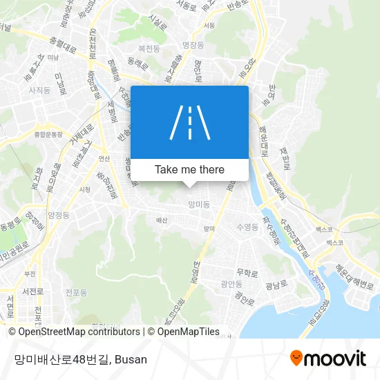 망미배산로48번길 map