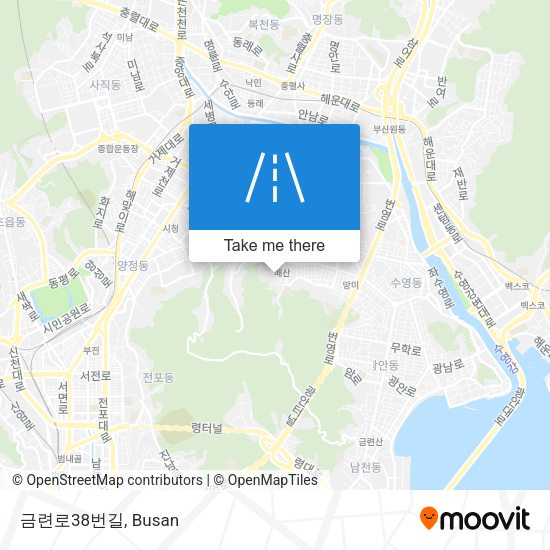 금련로38번길 map