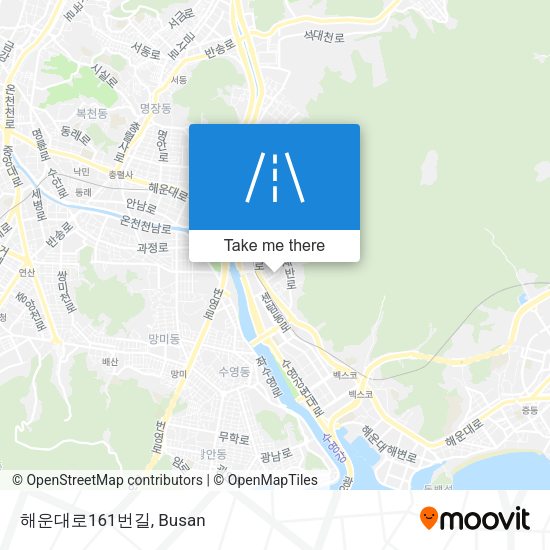 해운대로161번길 map