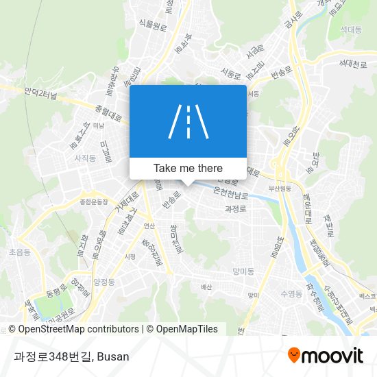 과정로348번길 map
