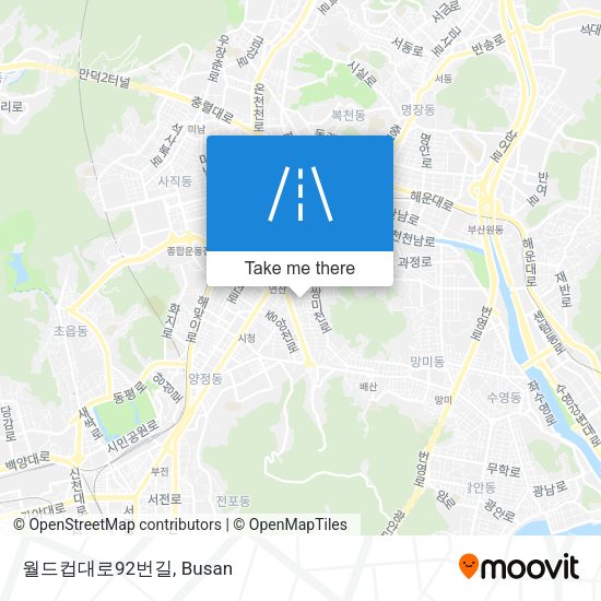 월드컵대로92번길 map