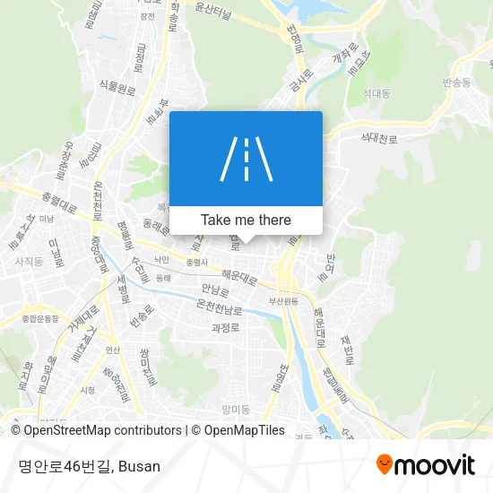 명안로46번길 map