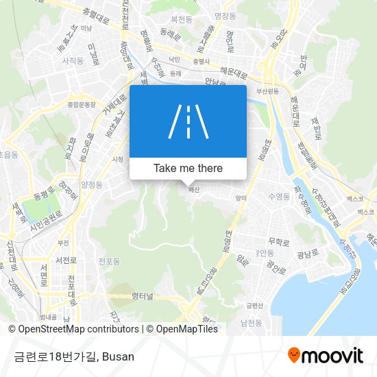 금련로18번가길 map