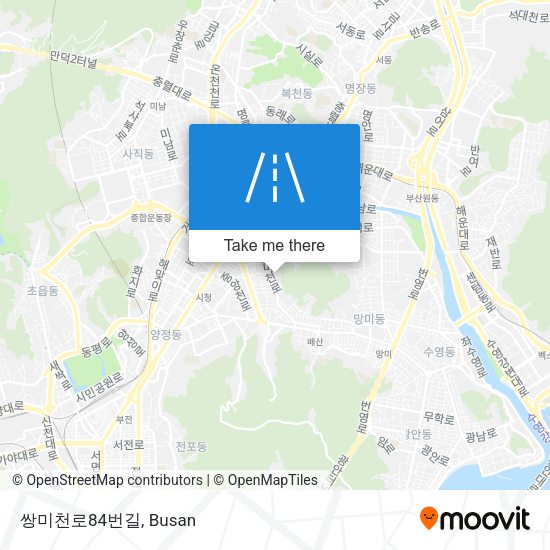 쌍미천로84번길 map