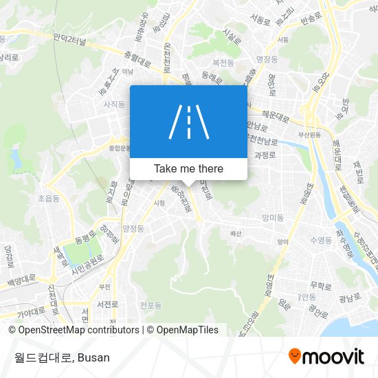 월드컵대로 map