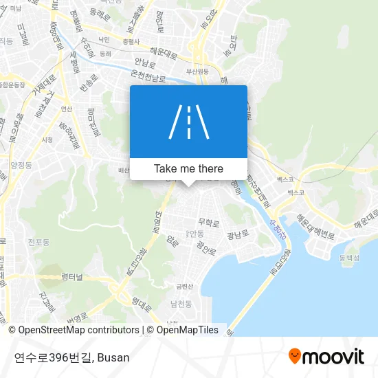 연수로396번길 map