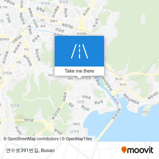 연수로391번길 map