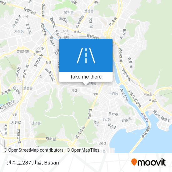 연수로287번길 map