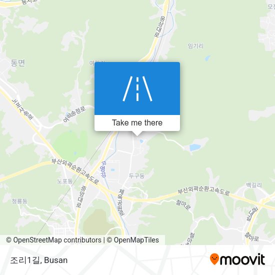 조리1길 map