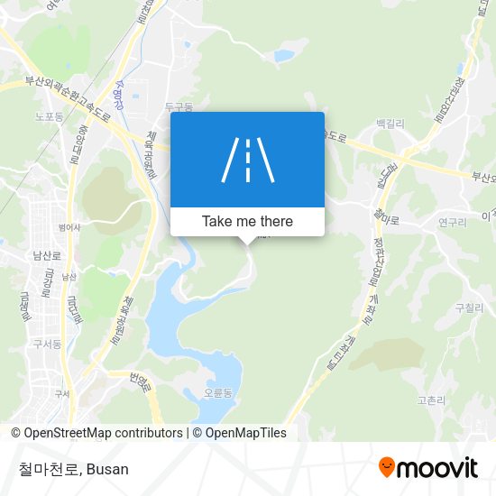 철마천로 map