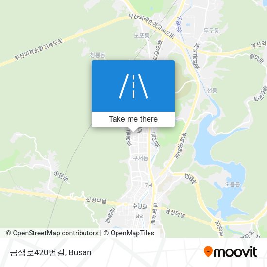 금샘로420번길 map