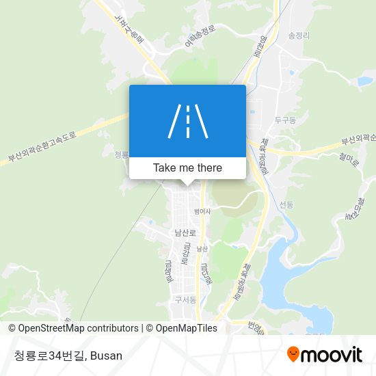 청룡로34번길 map