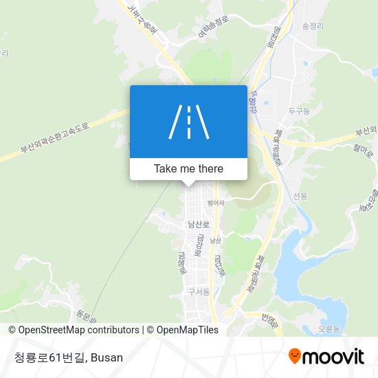 청룡로61번길 map
