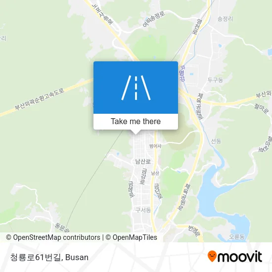 청룡로61번길 map