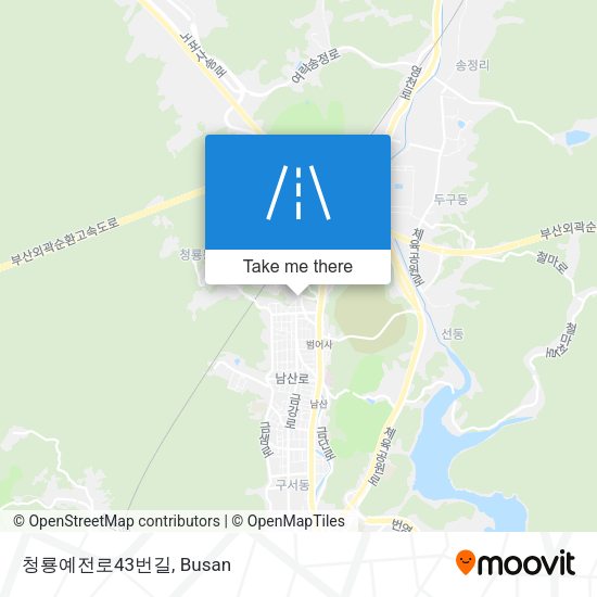 청룡예전로43번길 map