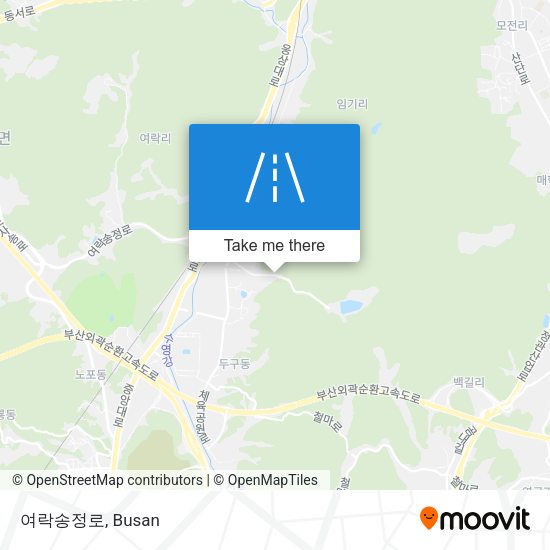여락송정로 map