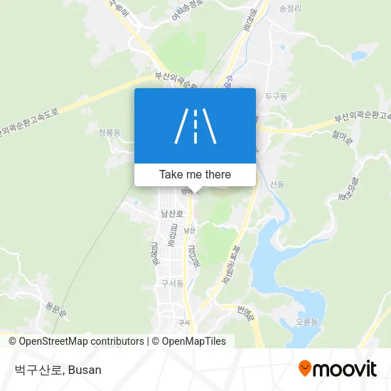 벅구산로 map