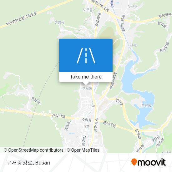 구서중앙로 map