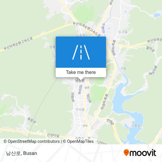 남산로 map