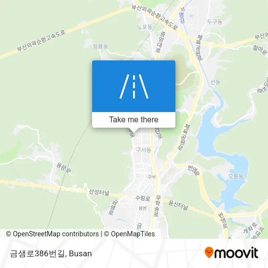 금샘로386번길 map