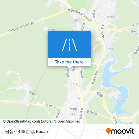 금샘로438번길 map