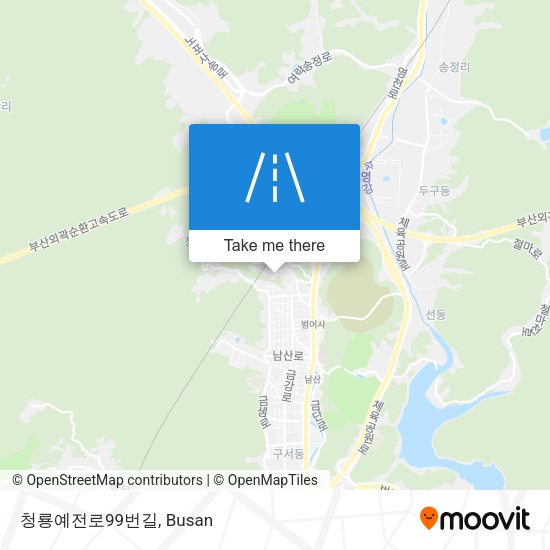 청룡예전로99번길 map