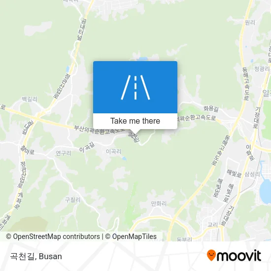 곡천길 map