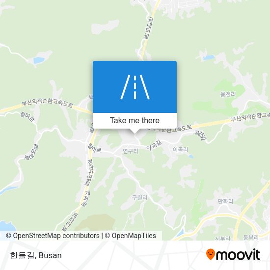 한들길 map