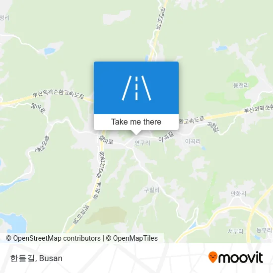 한들길 map