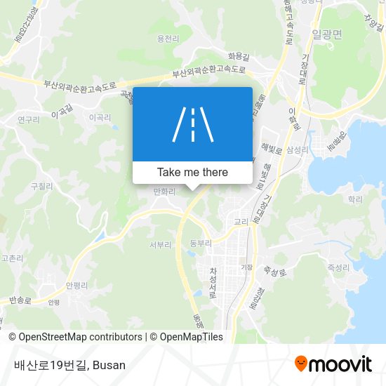 배산로19번길 map