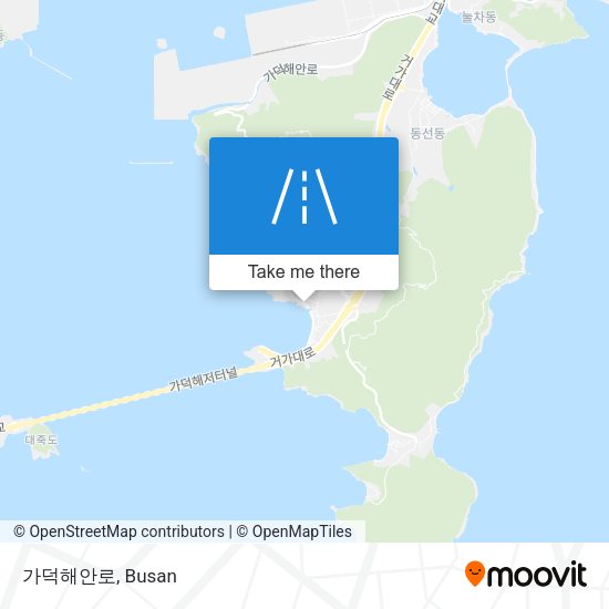 가덕해안로 map